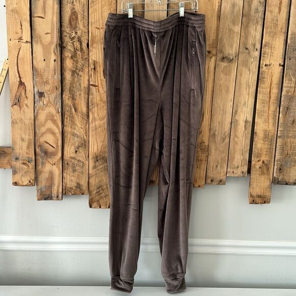 NWT SKIMS Velour Velvet Jogger Fleece Pants Women’s Size XL Amethyst Loungewear - Picture 3 of 13